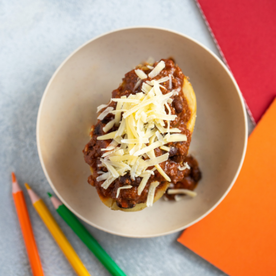 Picture of Cheesy Beef Chilli Potato