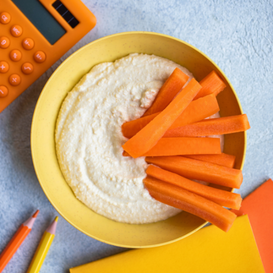 Picture of Hummus & Carrot snack pot